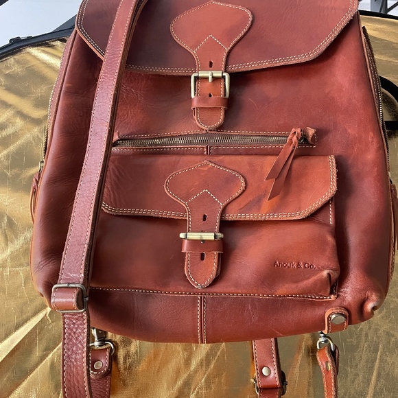 Genuine Leather Backpack from Anouk & Co - Picture 5 of 5